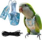 Generic snap closure parrot diaper flight suit front view