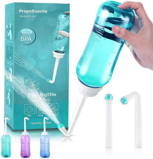 PropoDusche Peri Bottle front view for postpartum recovery.