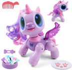 Biranco Unicorn Robot Toy front view interactive electronic pet