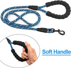 MayPaw heavy duty dog leash three hundred and sixty degree swivel metal clasp