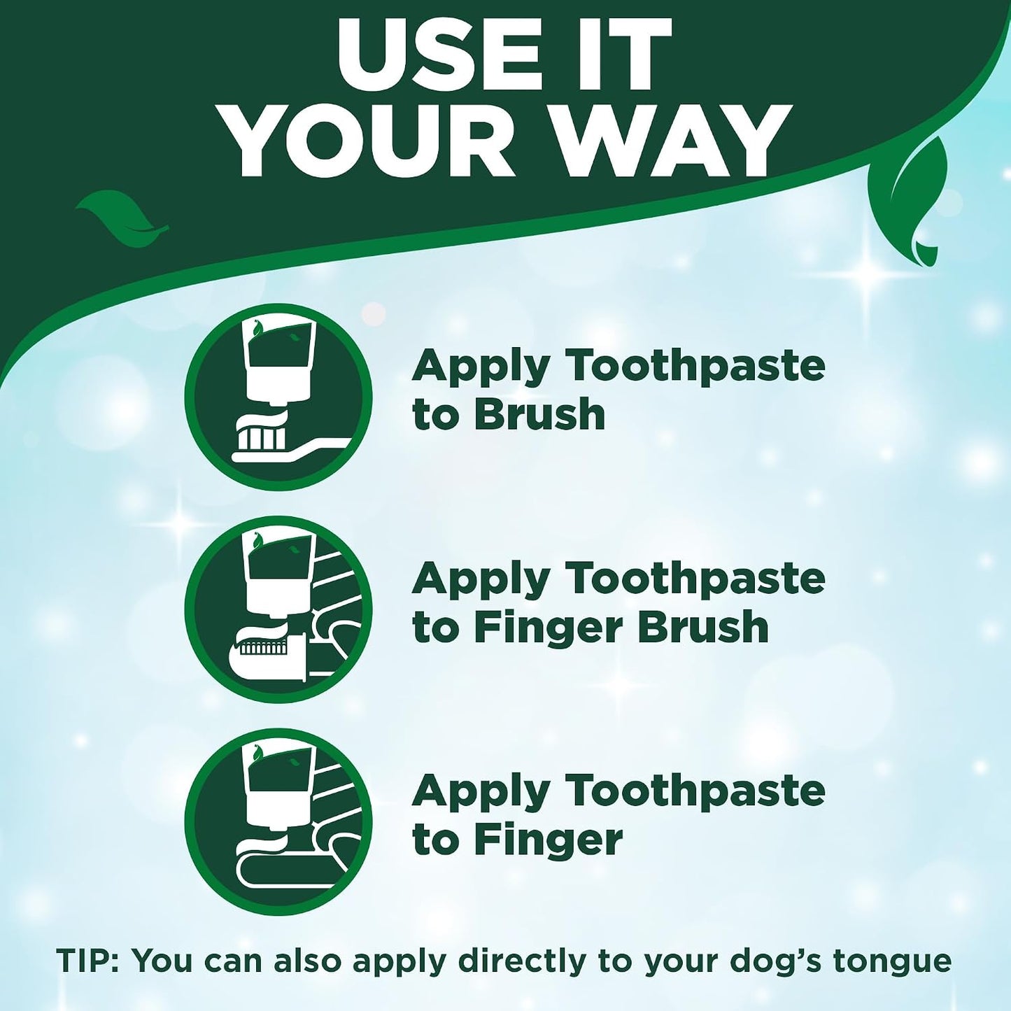Vet's Best toothpaste tube next to a dog toothbrush