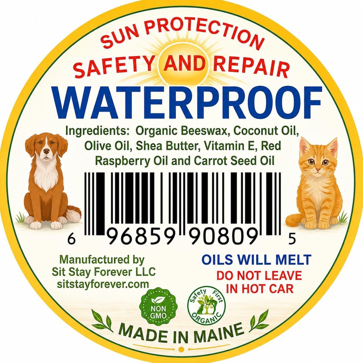 Premium imported USA pet sunscreen cream for multi pet households