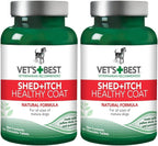 Vet's Best Shed and Itch Relief dog supplements complete packaging display