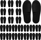 Tideme 24 pairs disposable spa slippers front view