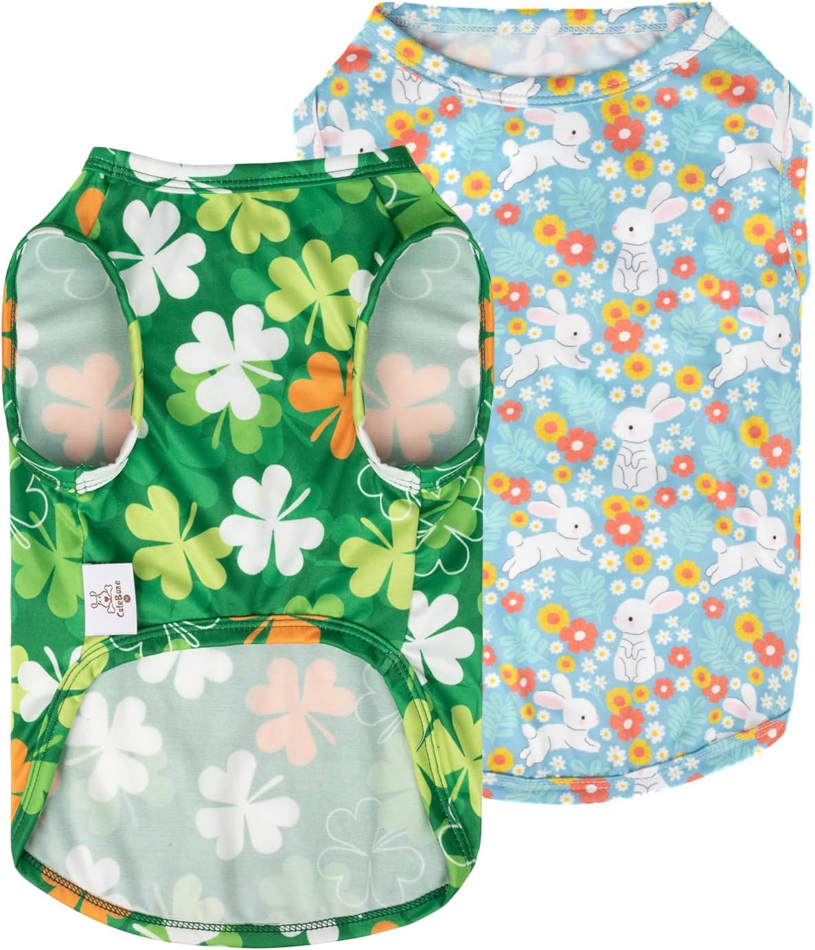 CuteBone Dog Shirts 2-Pack Soft Pet Clothes Breathable Summer Vest for Small Puppy and Stretchy Cat Apparel - Image 13