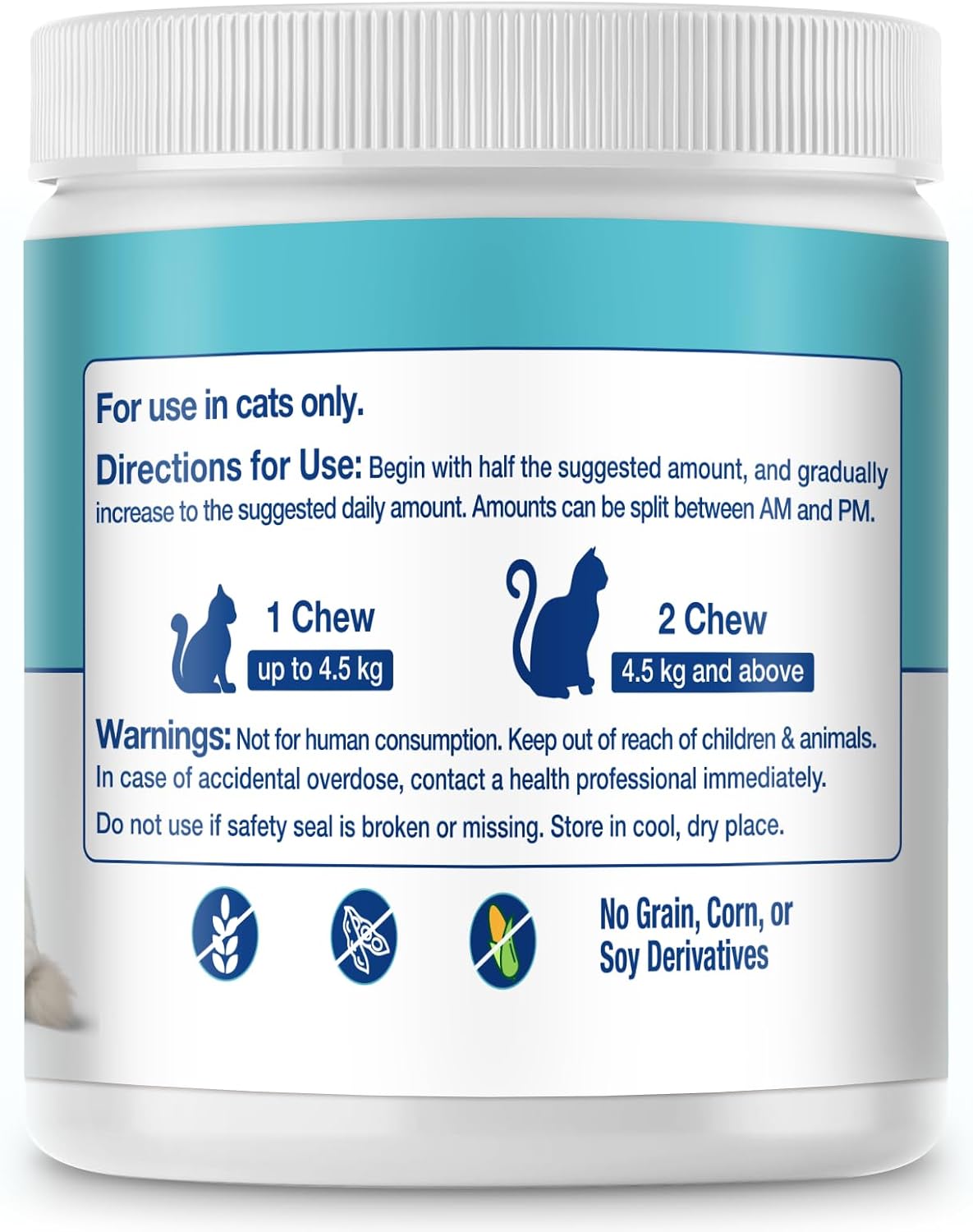 Asumtal feline immune booster and anti flea preventative supplement packaging