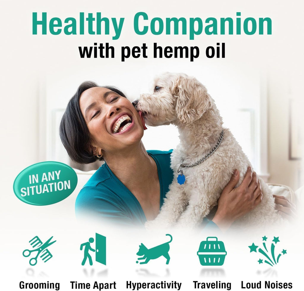Plant based calming drops for separation anxiety and travel stress in cats.