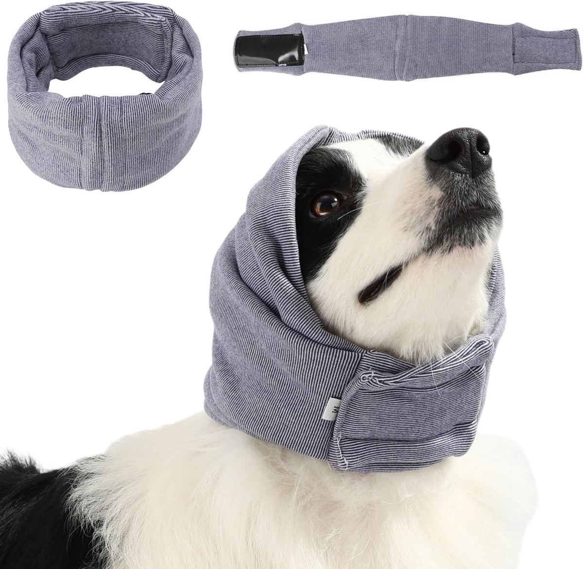 Quiet Ears for Dogs, Dog Calming Hoodie, Adjustable Dog Ear Muffs for Noise Protection, Ear Wrap Head Cover - Image 9