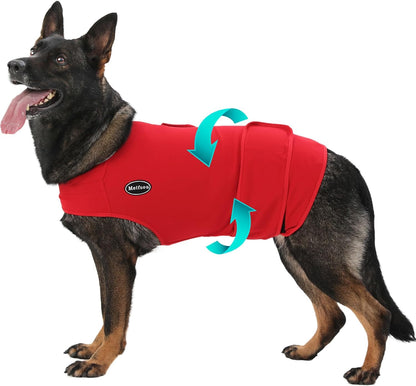 Meifsou Dog Anxiety Vest, Skin-Friendly Thunder Jacket for Dogs, Dog Calming Shirt for Thunder, Fireworks, Vet Visits and Separation - Keep Pet Calm Without Medicine, Fit for Small Medium Large Dogs - Image 10