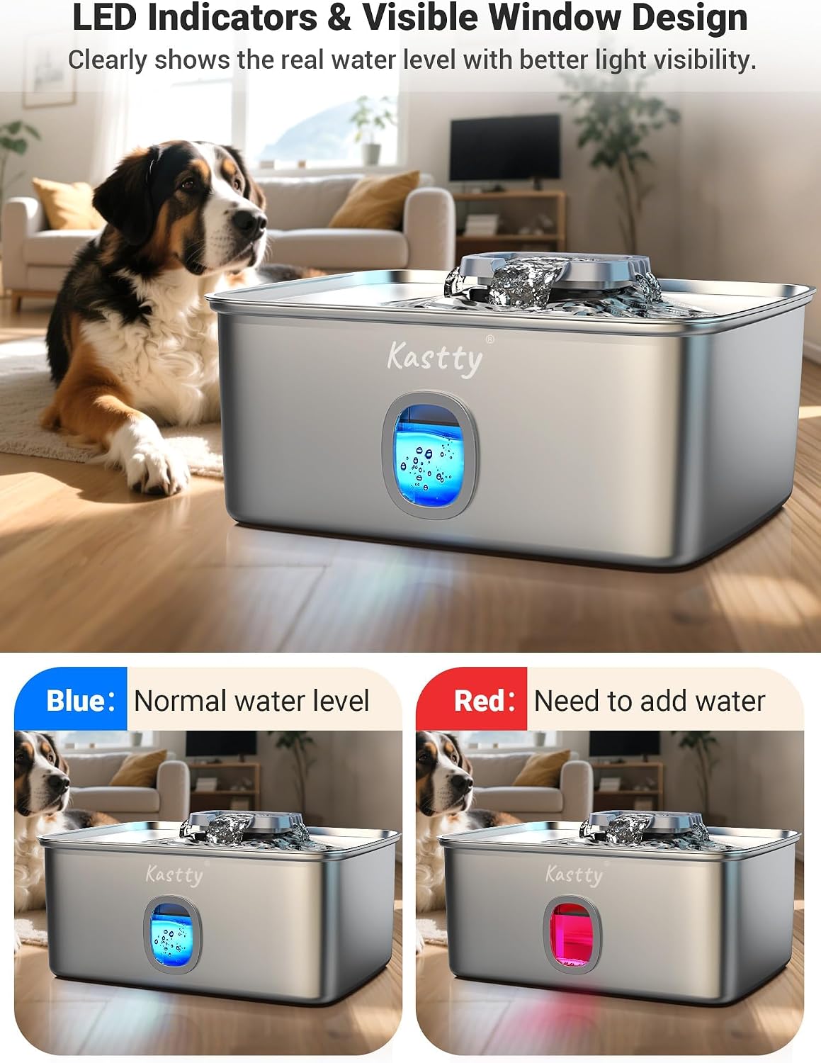 Kastty pet water fountain filtration system components
