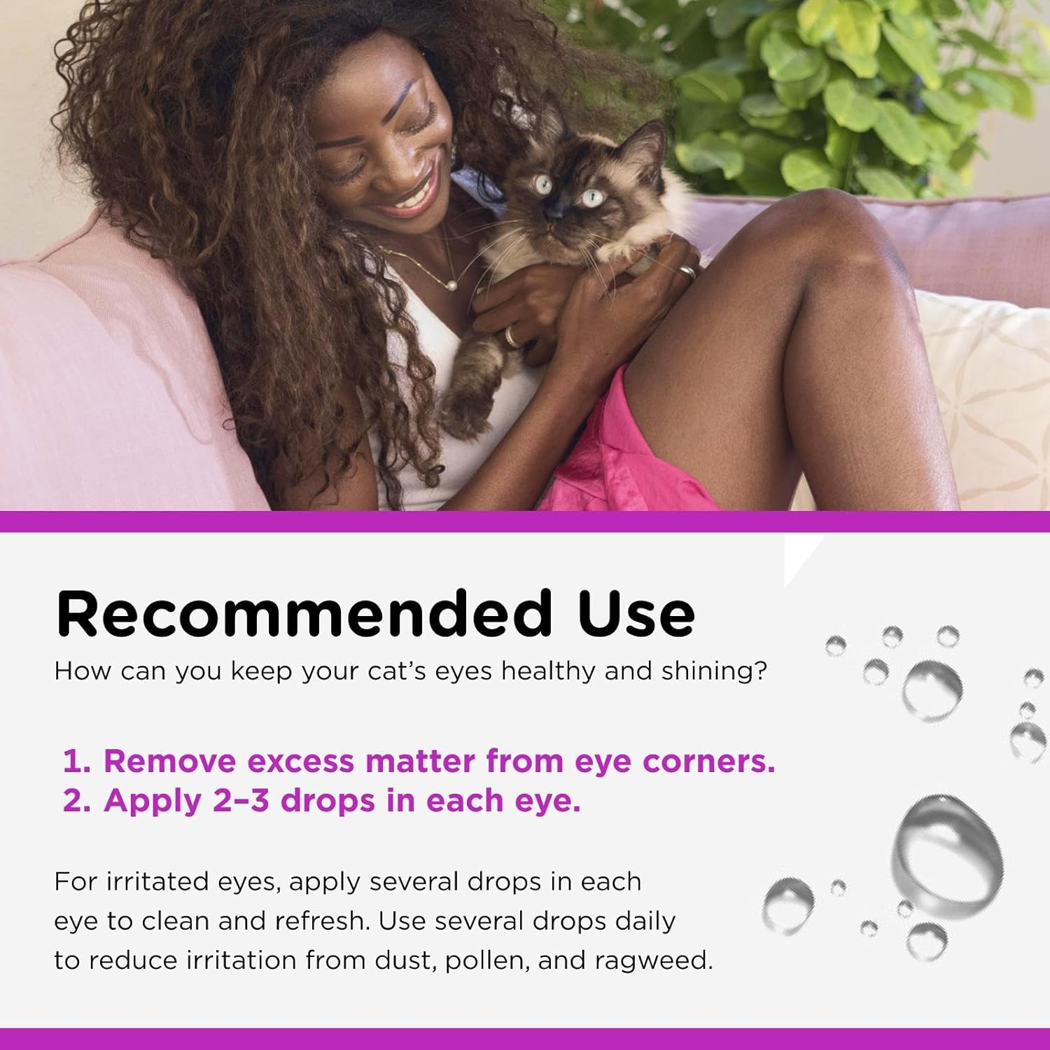 Authentic USA imported Nutri-Vet cat eye care formula