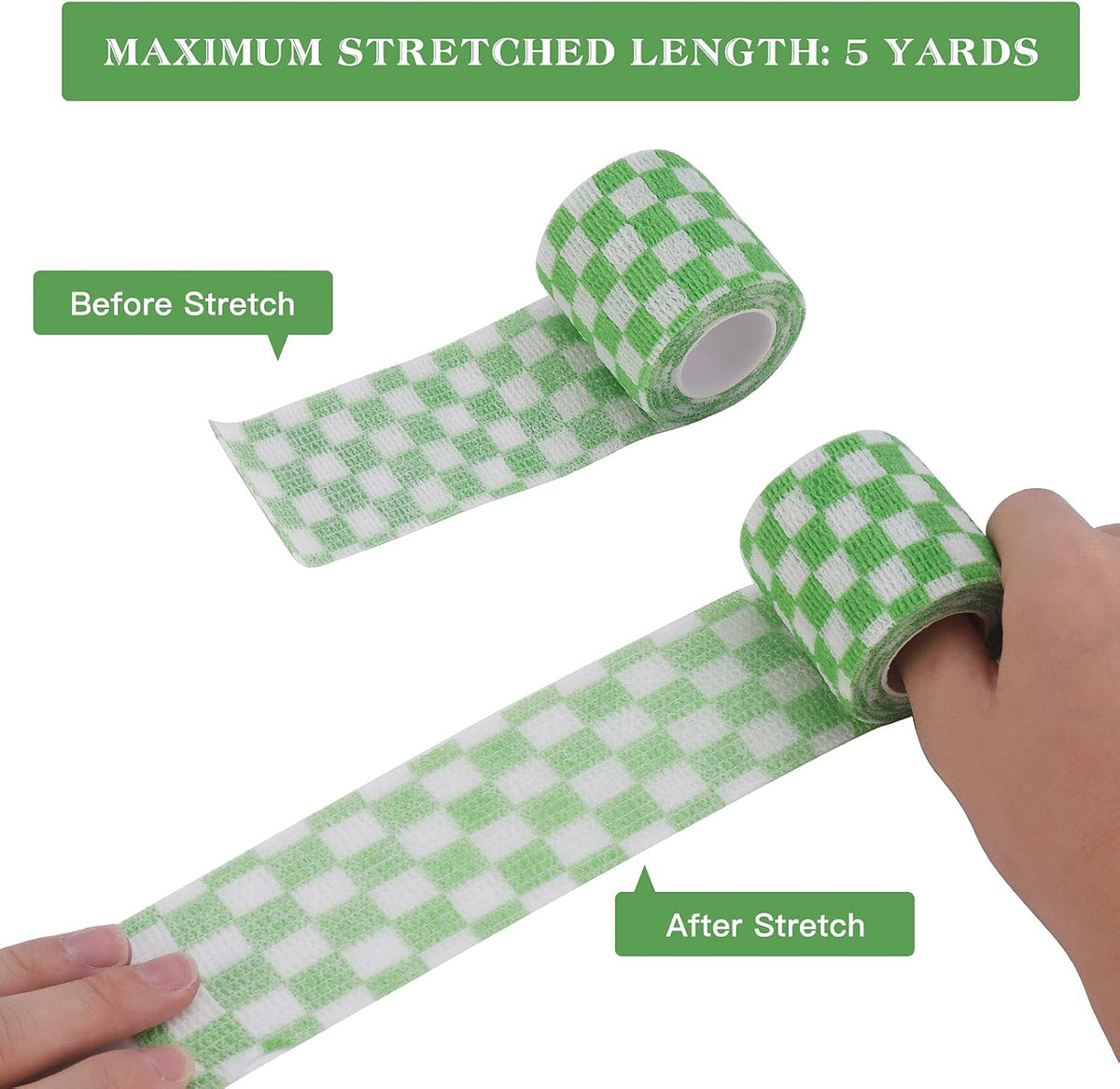 Athlete using Sanfire cohesive tape for wrist support
