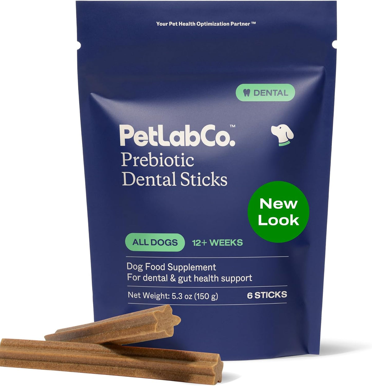 PetLab Co. Dental Sticks - Dog Dental Chews -Target Plaque & Tartar Build-Up at The Source - Designed to Maintain Your Dog's Oral Health, Keep Breath Fresh and Provide Digestive Help (24 Sticks) - Image 9