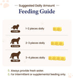 Rehydrated egg yolk and salmon oil pet treats mixed with warm water.