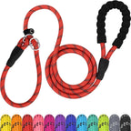 TagME 6ft Slip Dog Lead, No Pull Reflective Training Leash with Padded Handle, Professional Rope P-Leash for Small Medium Large Dogs, Heavy Duty Correction Lead for Walking & Training (Hot Pink) - Image 10