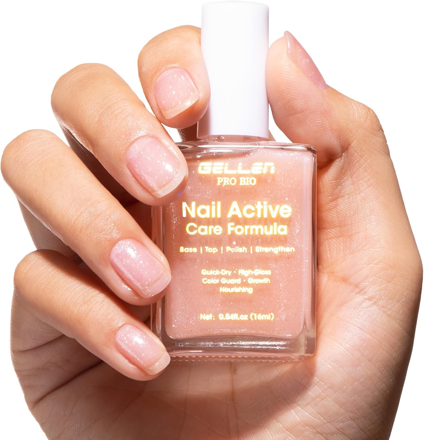 Gellen Active Glow Nail Polish front view bottle