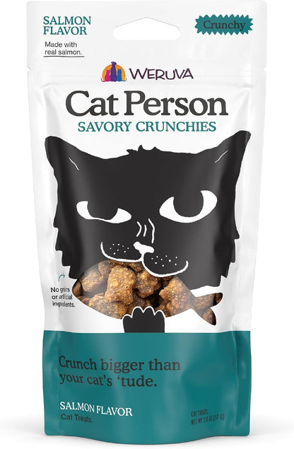 Cat Person, Chicken Savory Crunchies Cat Treats, 2oz Bag - Image 9