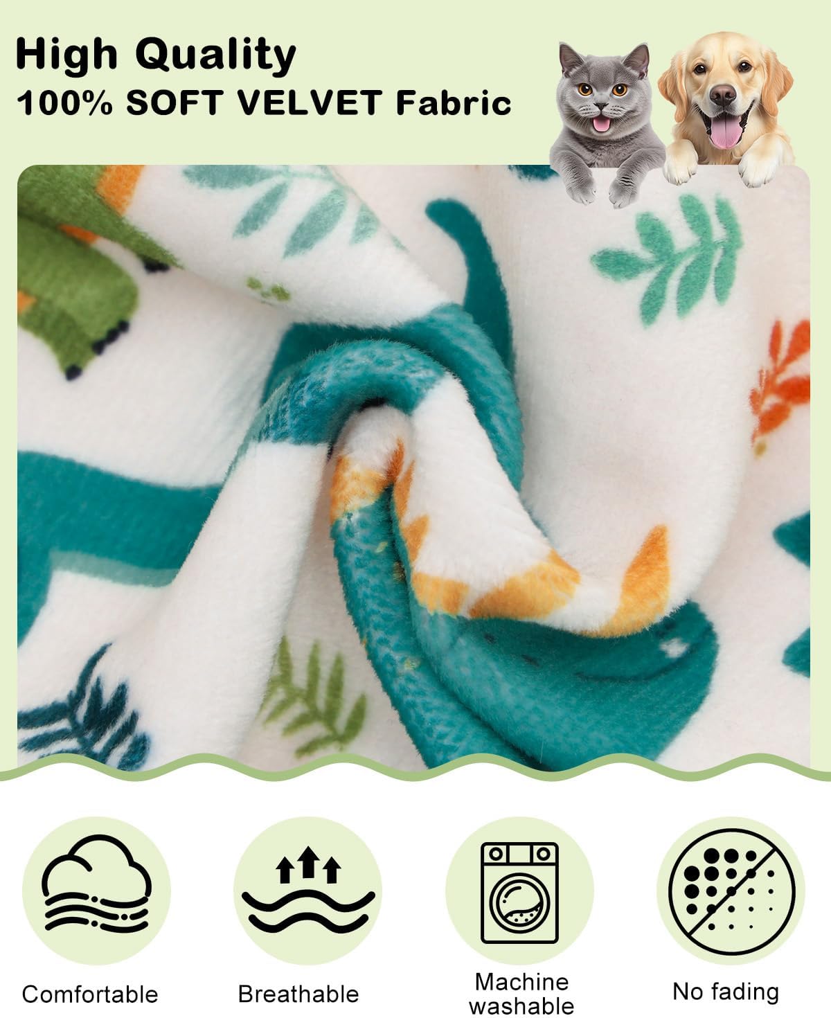Cozy pullover design dog onesie with vibrant dinosaur themed print