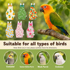 6 Pack Reusable Bird Diapers with 10 Washable Pads - Image 7
