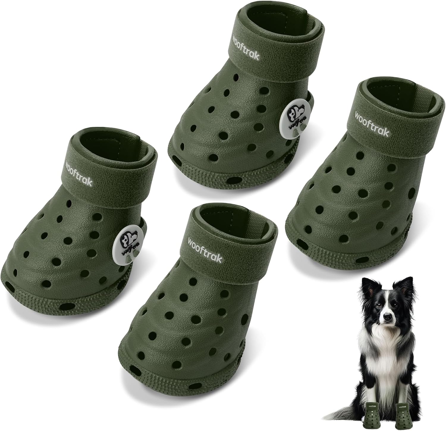 Dog Shoes Breathable Dog Shoe for Hot Pavement, Dog Booties and Paw Protectors, Non-Slip Waterproof Dog Sandals Boots (Pink, S: (2.3''x1.8'')(L*W)) - Image 10