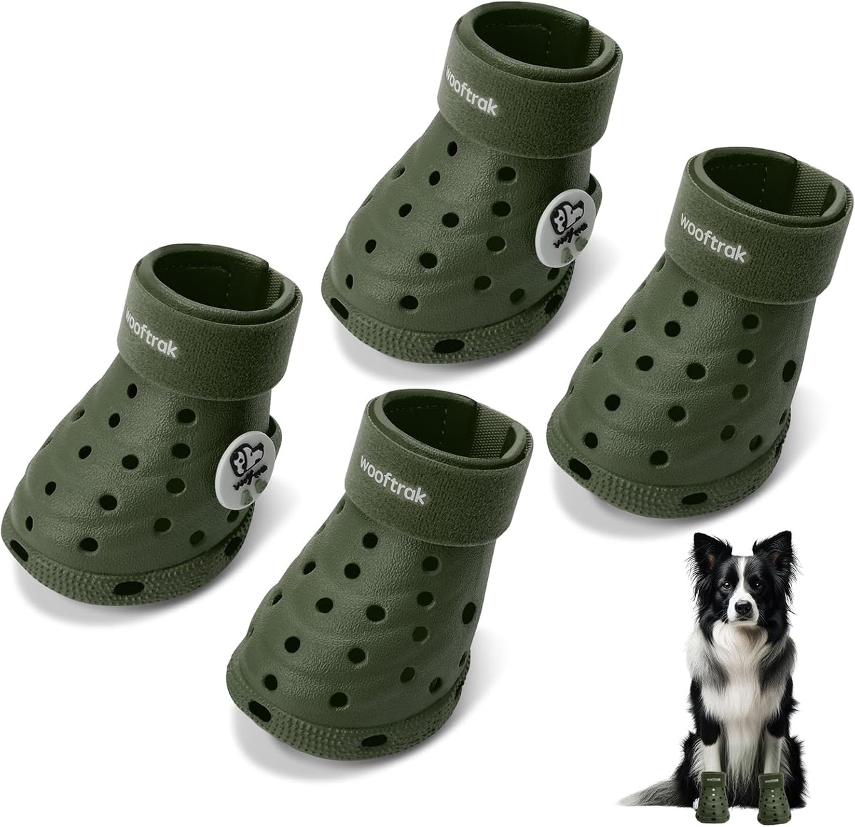 Dog Shoes Breathable Dog Shoe for Hot Pavement, Dog Booties and Paw Protectors, Non-Slip Waterproof Dog Sandals Boots (Pink, S: (2.3''x1.8'')(L*W)) - Image 10
