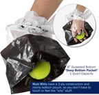 Thick two mil insulated leakproof dog waste disposal bags