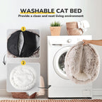 Catism calming nest with non-slip oxford bottom detail