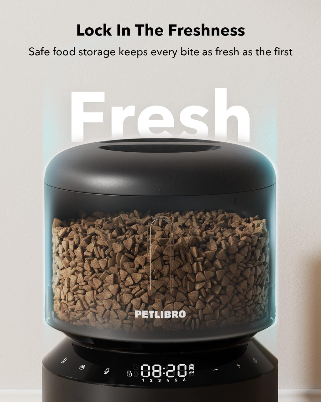 PETLIBRO Automatic Cat Feeder, Timed Dry Food Dispenser for Cat & Small Dog - Image 2