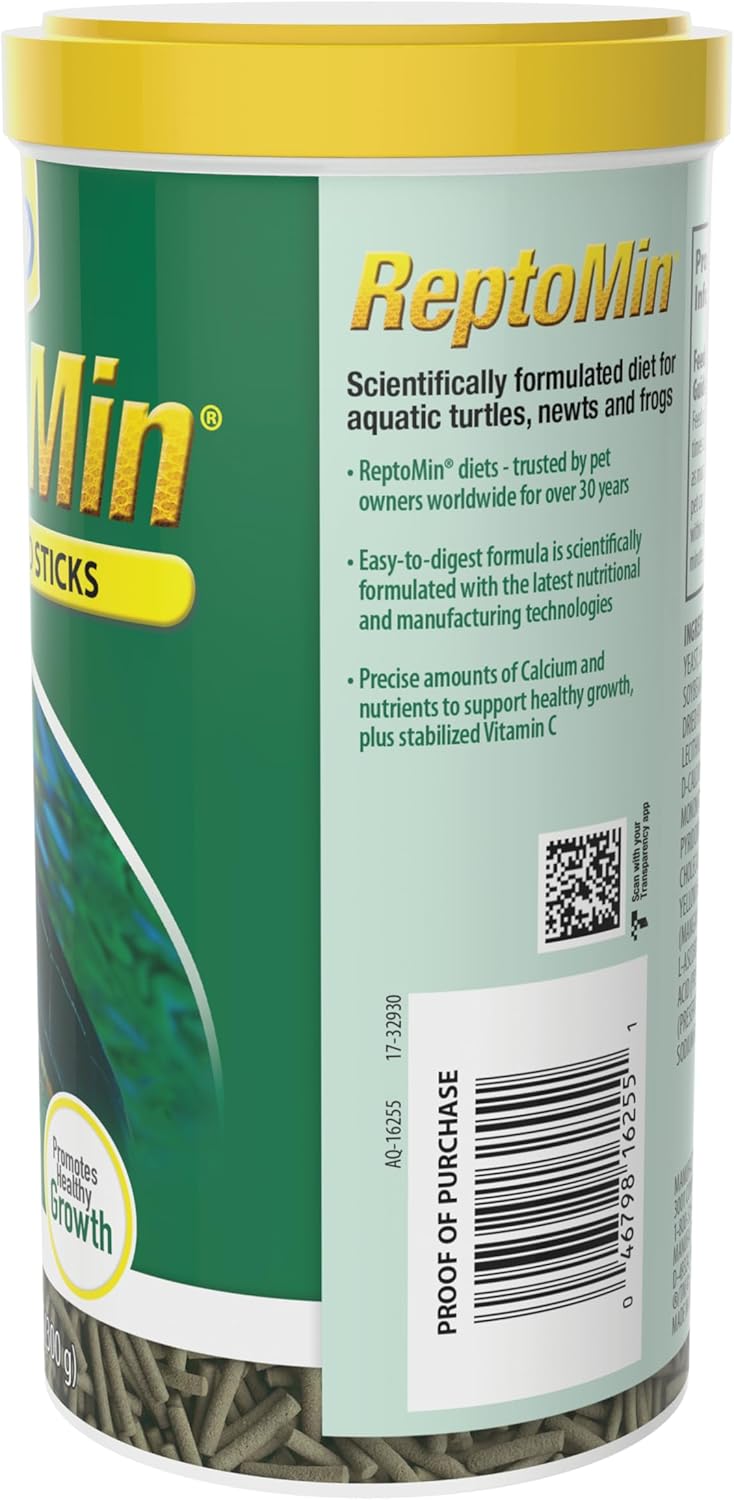 Authentic Tetra ReptoMin floating sticks for newts and frogs