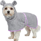 HhiMyOct absorbent dry pet dog coat packaged view showing premium import quality