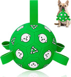 Dog Soccer Ball with Straps - Durable Jolly Ball for Dogs, Large Soccer Ball for Dogs, Dog Toys for Medium Dogs, for Pet Birthday, Outdoor Indoor Play Training Exercise - Image 14