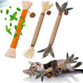Grembeb Silvervine 3 Pack Cat Toys front view with organic chew sticks