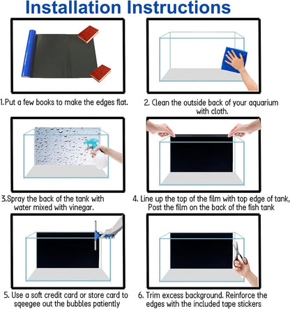 Packaging contents of the authentic USA imported ELEBOX double sided marine backdrop sticker