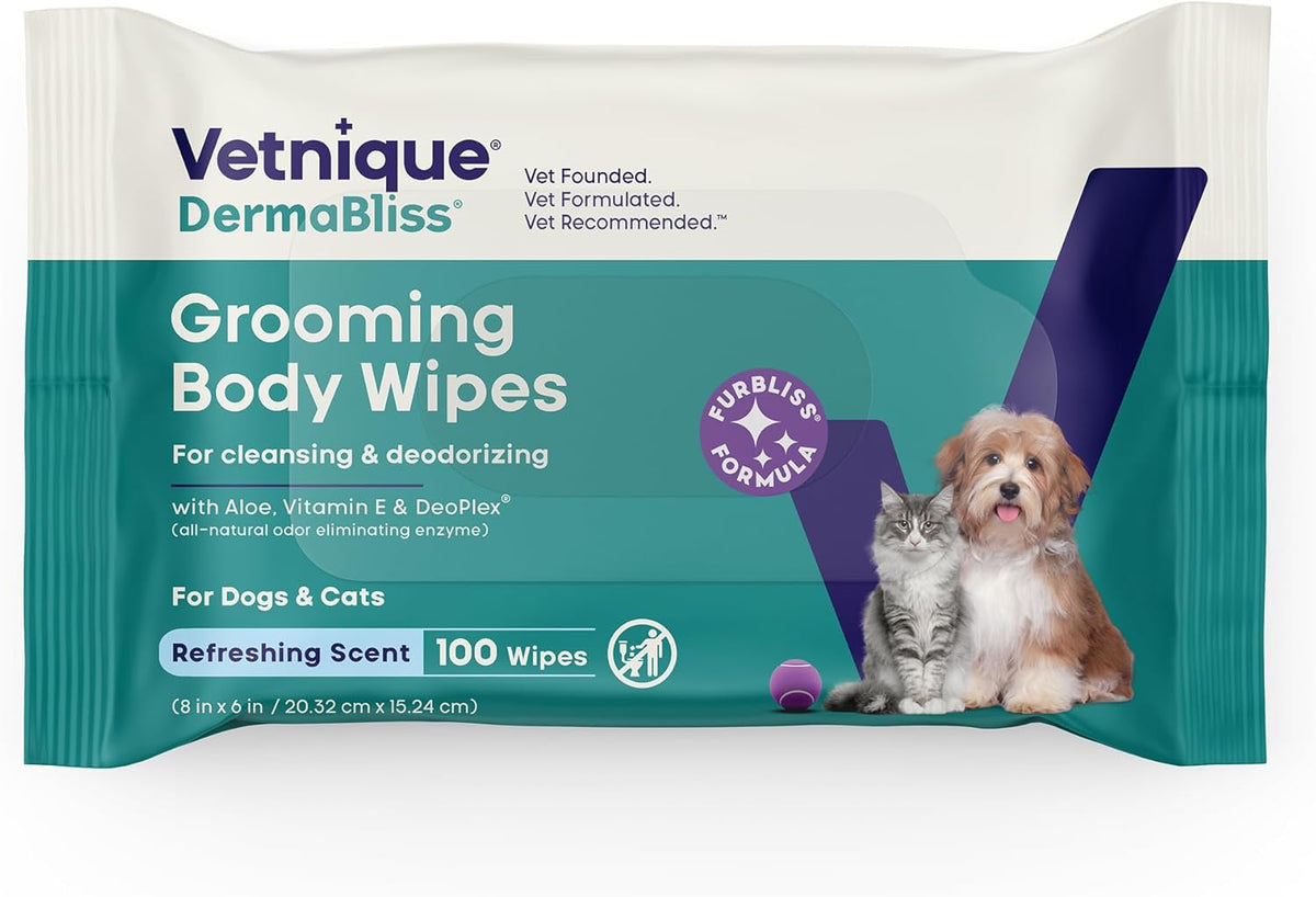 Paraben free natural deodorizer safe dog wipes flap opening details
