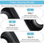 Close up of Analan silicone blades for pet hair removal