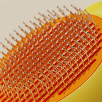 Catofy pet hair remover back view displaying the one click easy clean push button mechanism