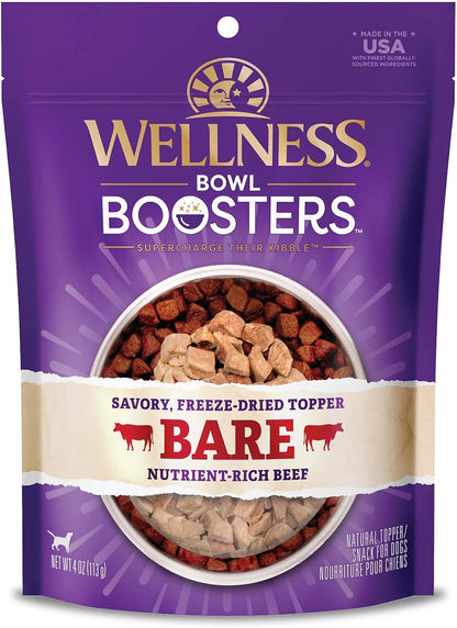 Wellness Bowl Boosters Digestive Health Dog Food Topper with Freeze Dried Pieces for Small, Medium, and Large Breeds, Sensitive Stomach, Grain Free, Natural, Chicken Recipe, 4 oz Bag - Image 10