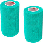 Prairie Horse Supply teal vet wrap tape 2 pack front view