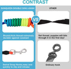Sonqueen heavy duty tangle free multiple pet leash on flat background
