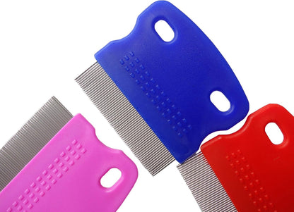 Comparison of Hamiyell metal tooth comb size for pet face