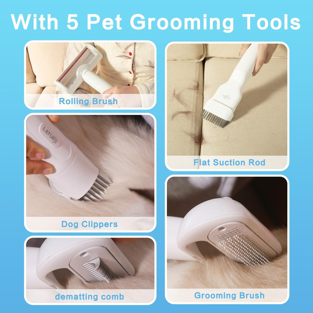 ITBABY pet grooming vacuum with two liter dust cup for dog shedding solutions