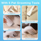 ITBABY pet grooming vacuum with two liter dust cup for dog shedding solutions