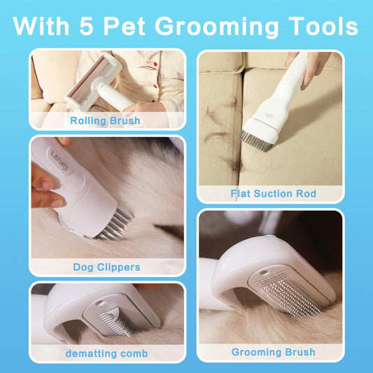 ITBABY pet grooming vacuum with two liter dust cup for dog shedding solutions