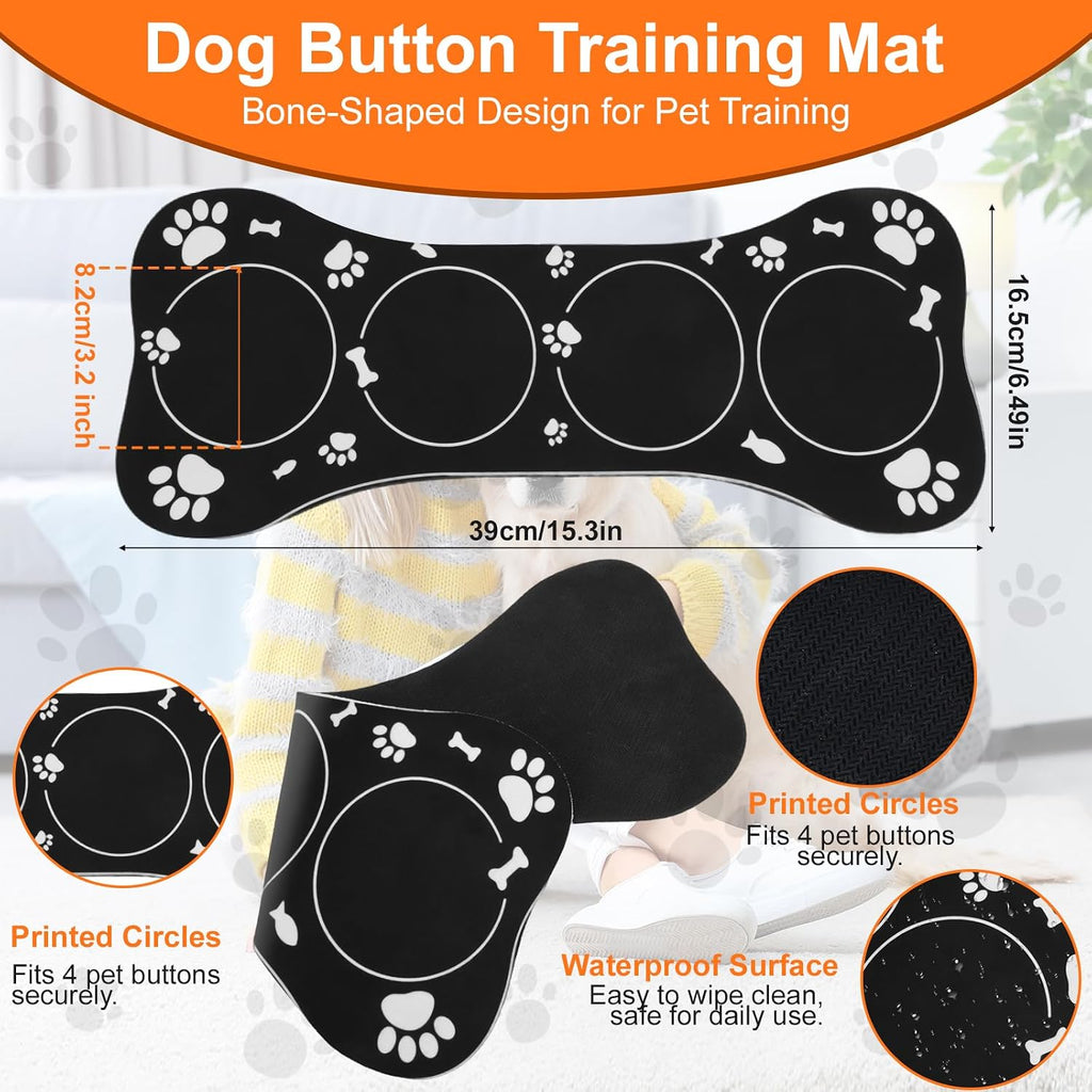 Durable ABS plastic voice recording buttons for pets