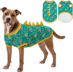 UPF 50+ Sun Protection Dog Shirt - Sleeveless Cooling Vest for Large Dogs Boy, Quick-Dry Pet T-Shirt with Funny Dinosaur Horns, UV Protective Breathable Dog Clothes U-COSBX01L - Image 14