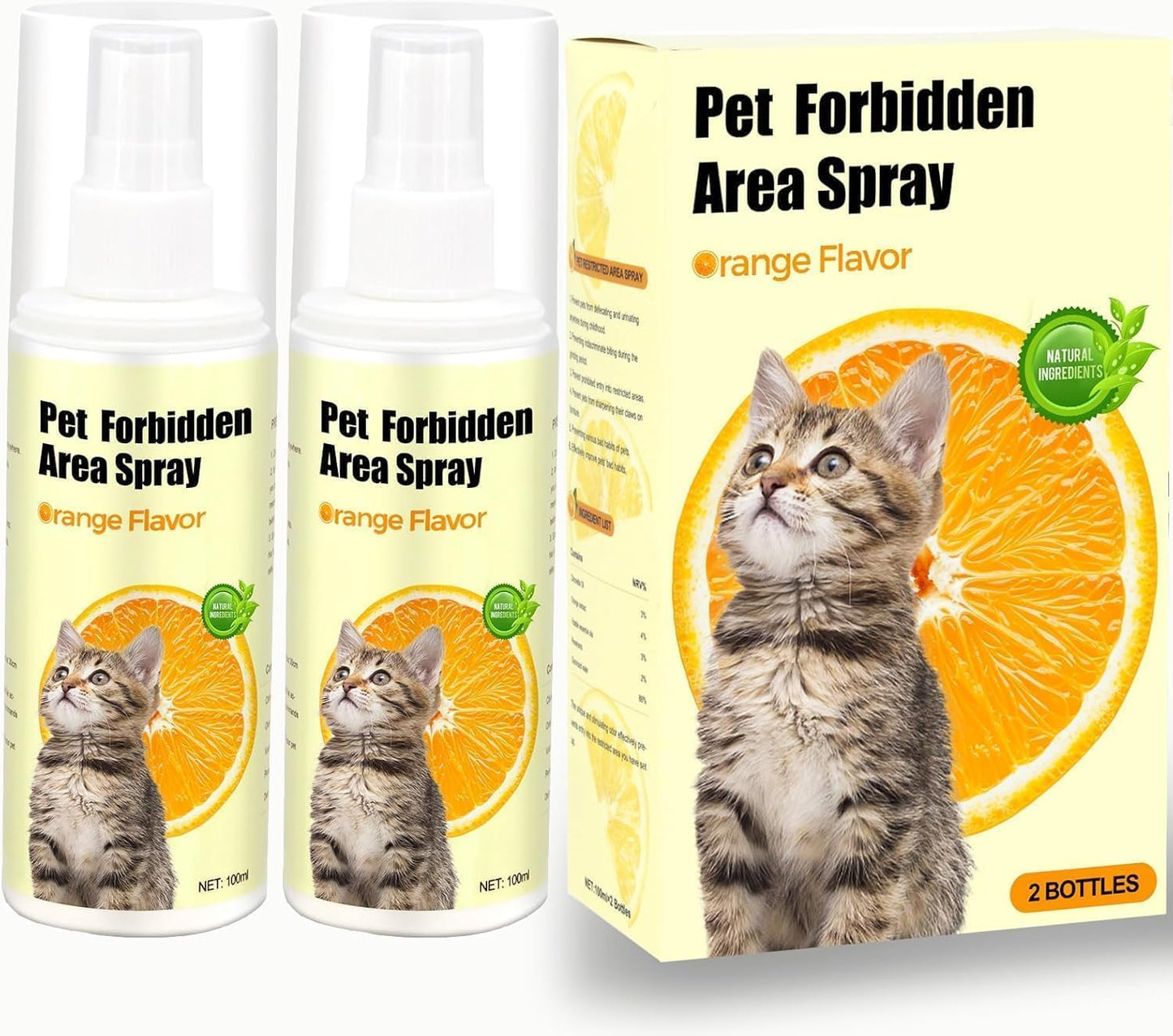 Nakesy Cat Deterrent Spray front view for furniture protection.