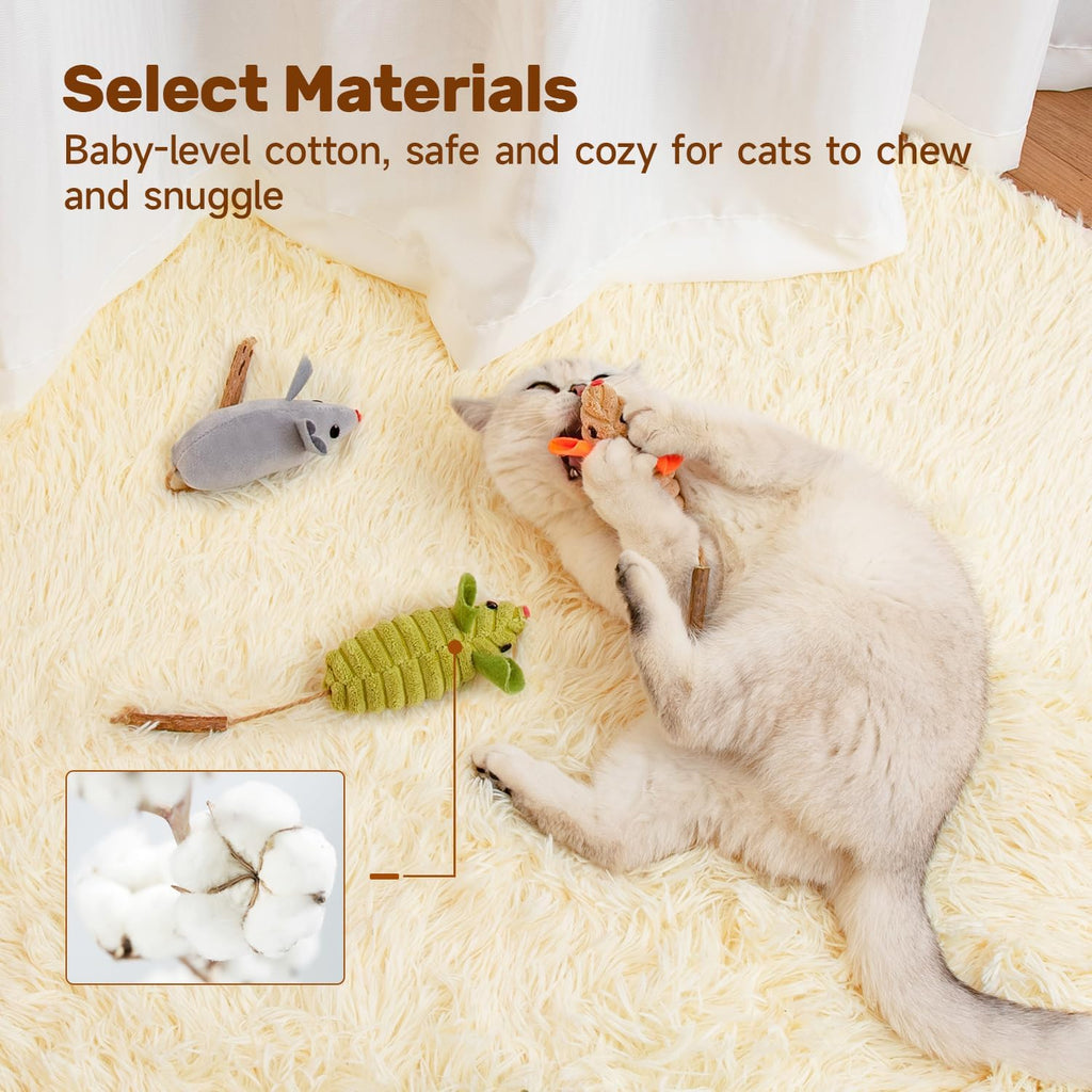 Premium Potaroma silvervine animal toys packaging presentation highlighting the safe dental care components.