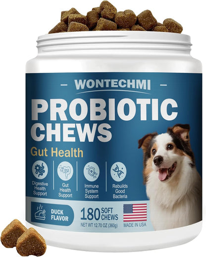 Digestive health and immune support soft chews for all dog breeds