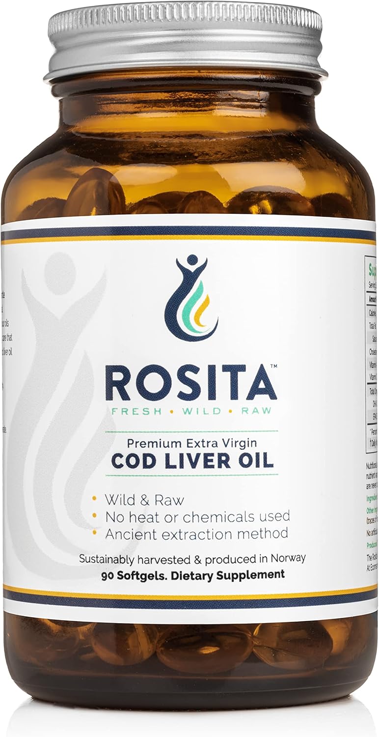 Rosita Extra Virgin Cod Liver Oil Softgels - Image 1