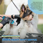 CGOLDENWALL pet grooming trimmer showing three speed control switch and extra detachable blade